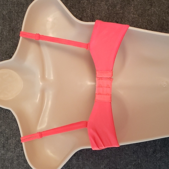 Victoria's Secret Very Sexy Push Up Bra Vibrant Orange Animal Print Lace Accent - Picture 3 of 10